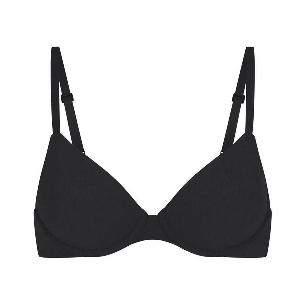 SKIMS Fits Everybody Size 34C Onxy (Black) T-Shirt Bra